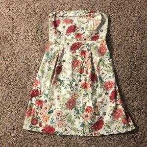 Old Navy Strapless floral dress